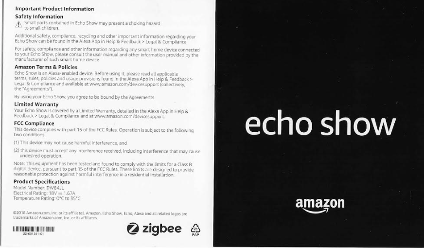 Echo Show Inst 4